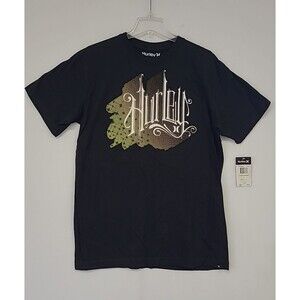 Hurley Men's Remote Control Graphic Logo Short Sleeve Tee T-Shirt L - NWT